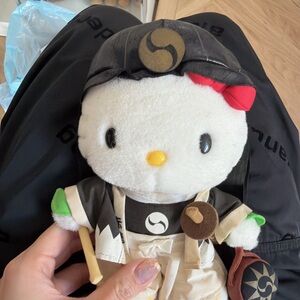 Hello Kitty Warrior Plush with Red Bow